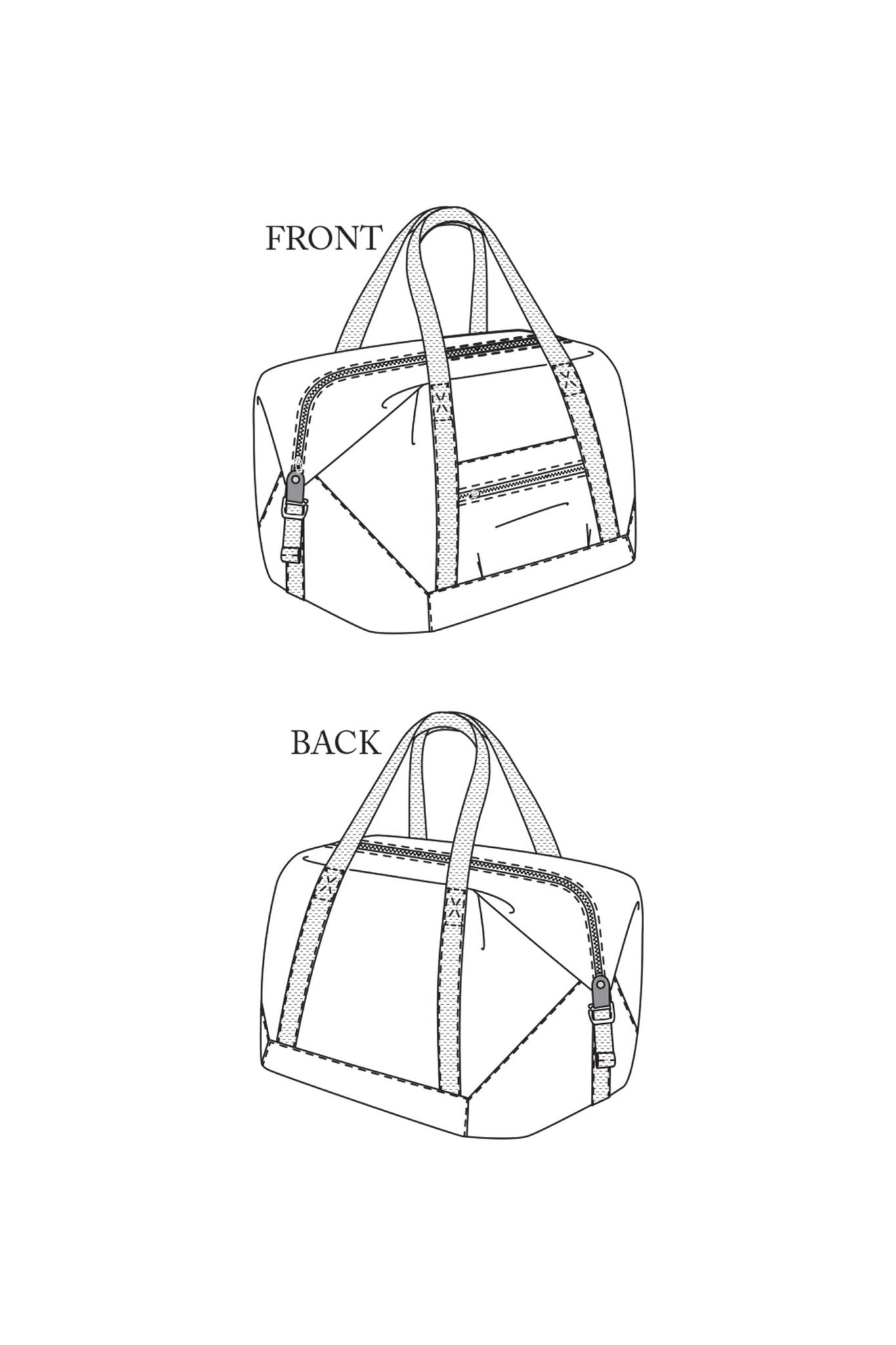 The Francli Weekender Bag PDF Pattern - Merchant & Mills - Simplifi Fabric