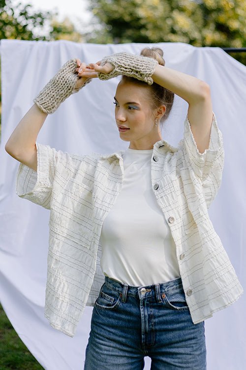 The Gloria Blouse - Paper Sewing Pattern - Juliana Martejevs - Simplifi Fabric