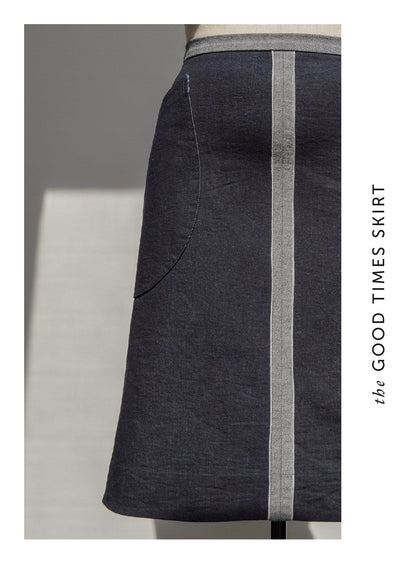 The Good Times Skirt Paper Sewing Pattern - Maven Sewing Patterns - Simplifi Fabric