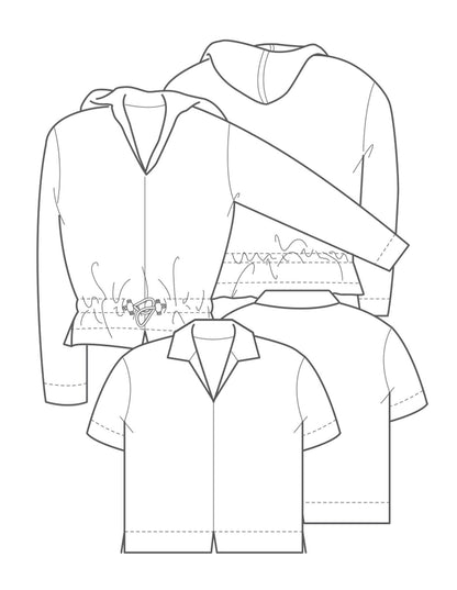 The Holiday Shirt and Top - PDF Pattern - The Makers Atelier - Simplifi Fabric