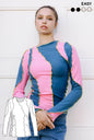 The Ina Top - Paper Sewing Pattern - Juliana Martejevs - Simplifi Fabric