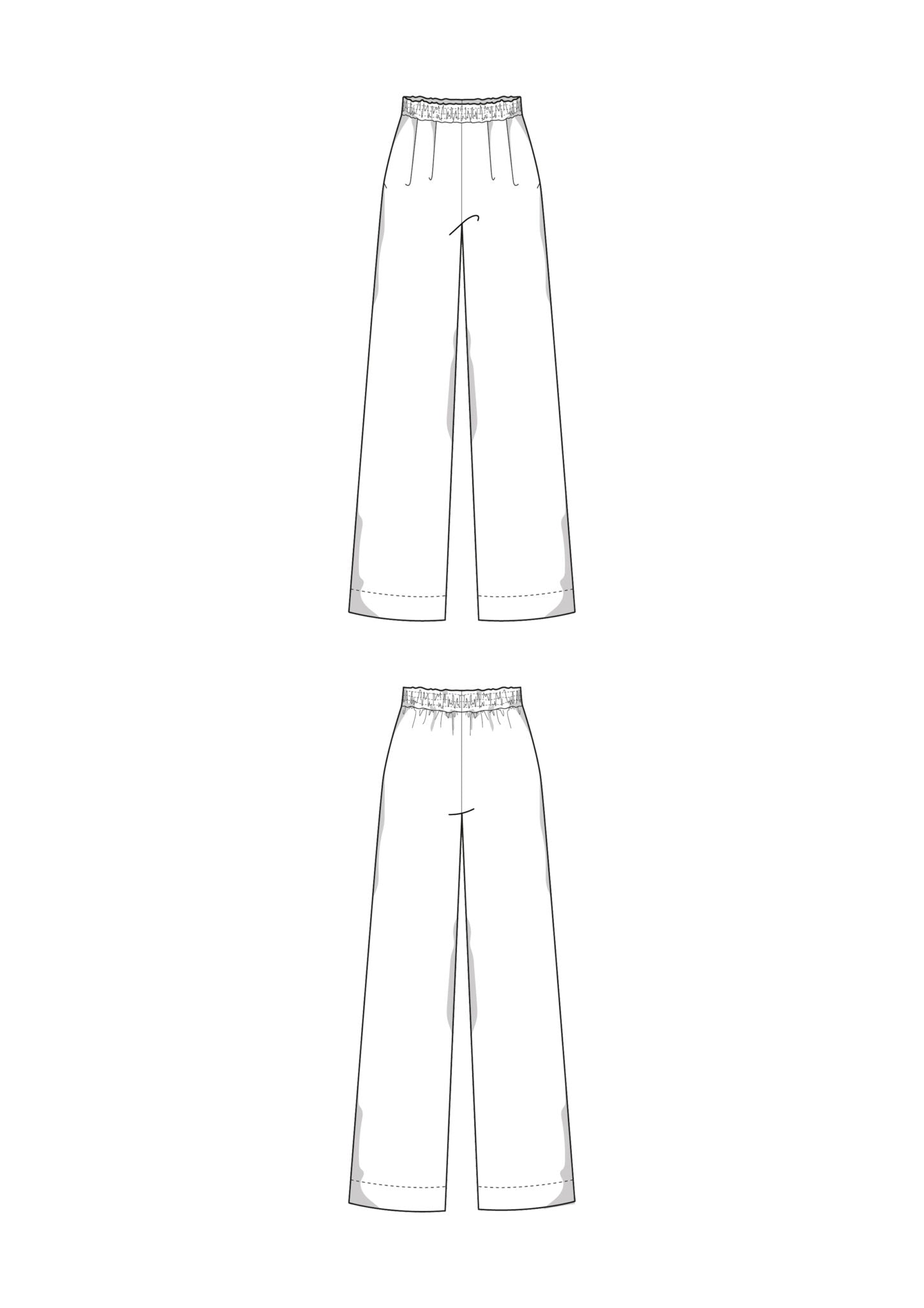 The Leslie Pants - Paper Sewing Pattern - Juliana Martejevs - Simplifi Fabric