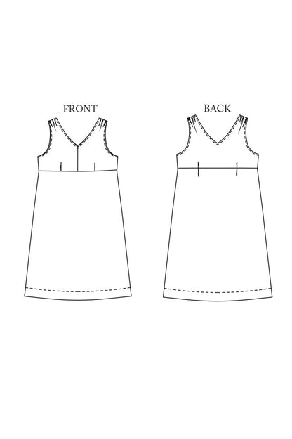 The Lilian Slip Dress PDF Pattern - Merchant & Mills - Simplifi Fabric