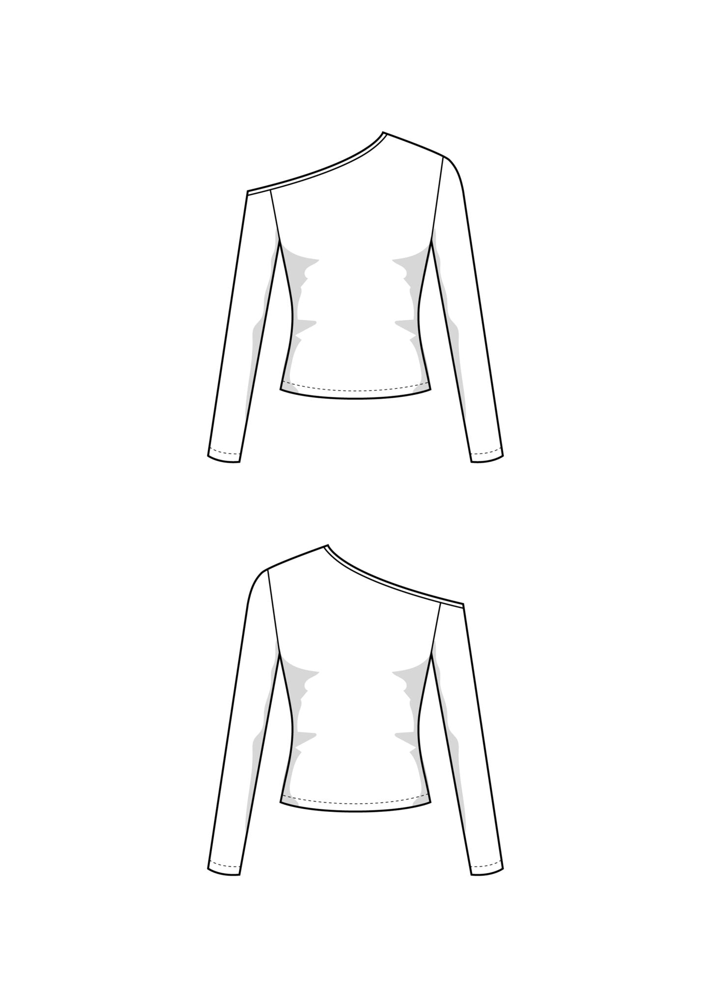 The Liza Top - Paper Sewing Pattern - Juliana Martejevs - Simplifi Fabric