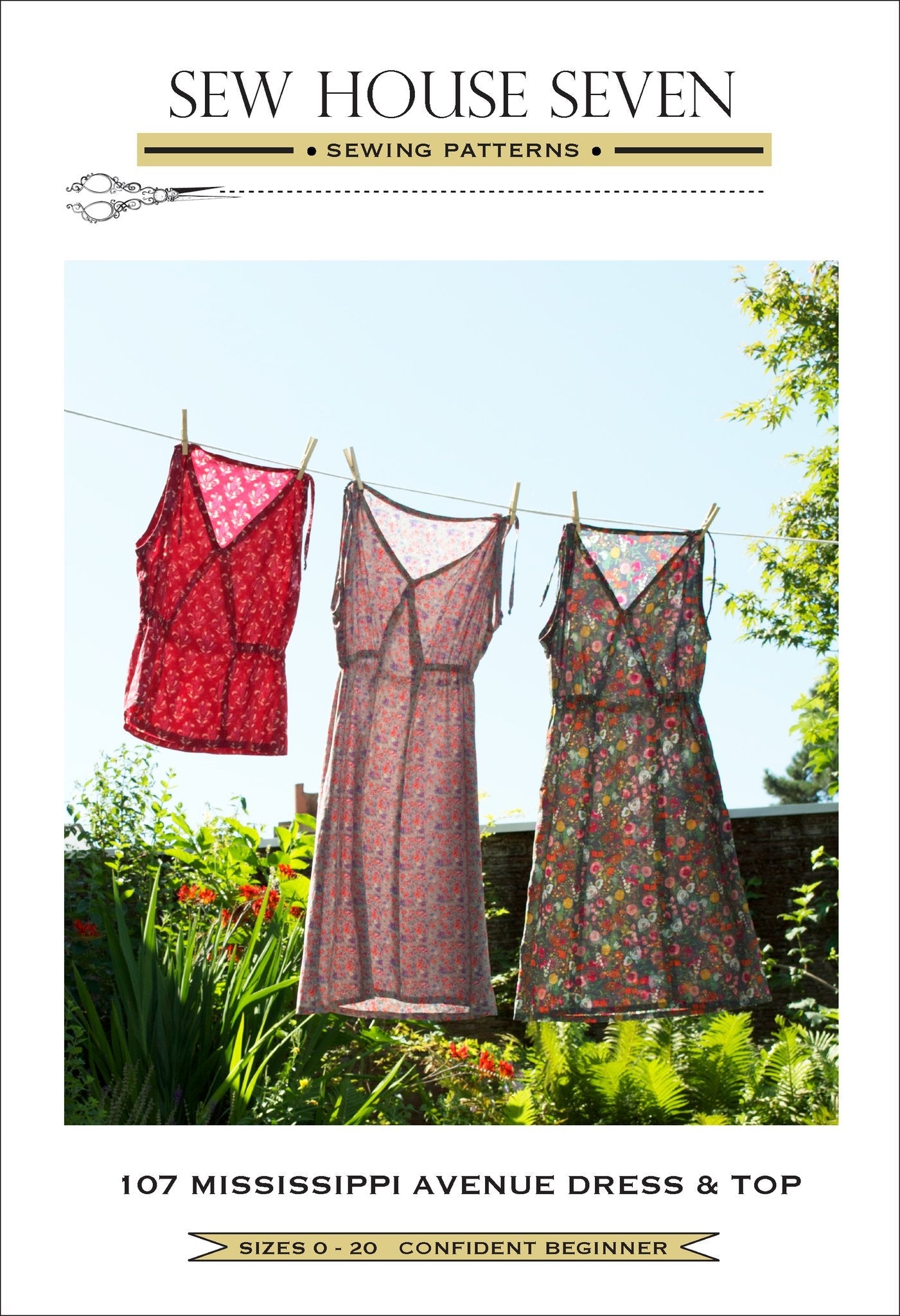 The Mississippi Avenue Dress & Top Sewing Pattern - Sew House Seven - Simplifi Fabric