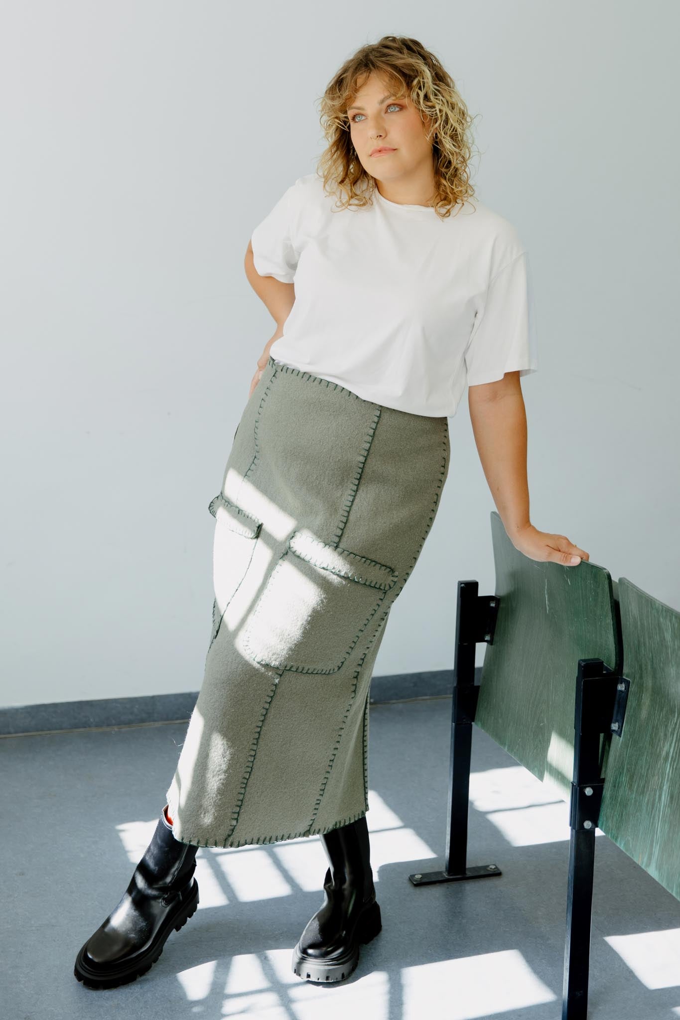 The Molly Skirt - No Sewing Machine Required - Paper Sewing Pattern - Juliana Martejevs - Simplifi Fabric