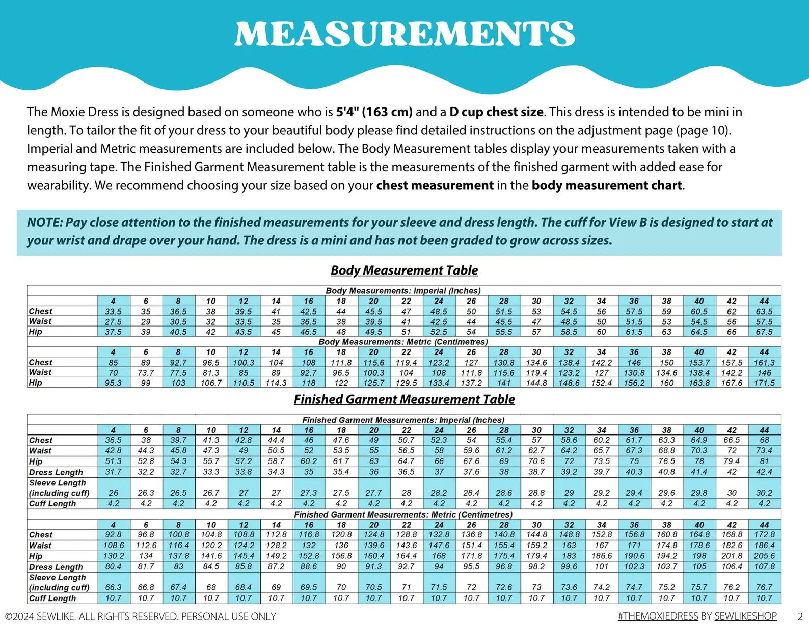 The Moxie Dress PDF Sewing Pattern - Sew Like Shop - Simplifi Fabric