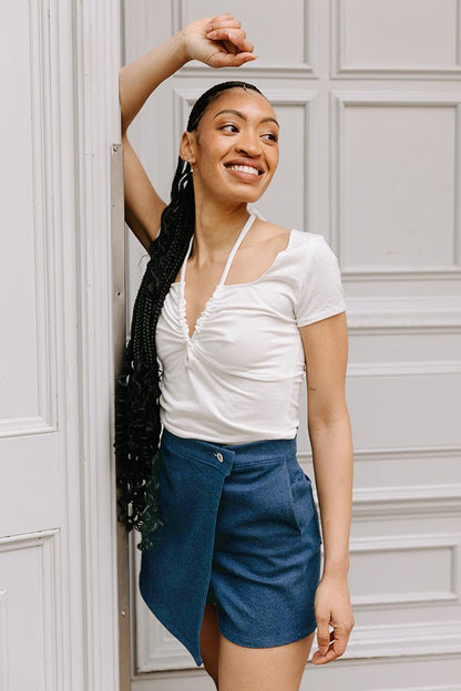 The Nike Skort - Paper Sewing Pattern - Juliana Martejevs - Simplifi Fabric