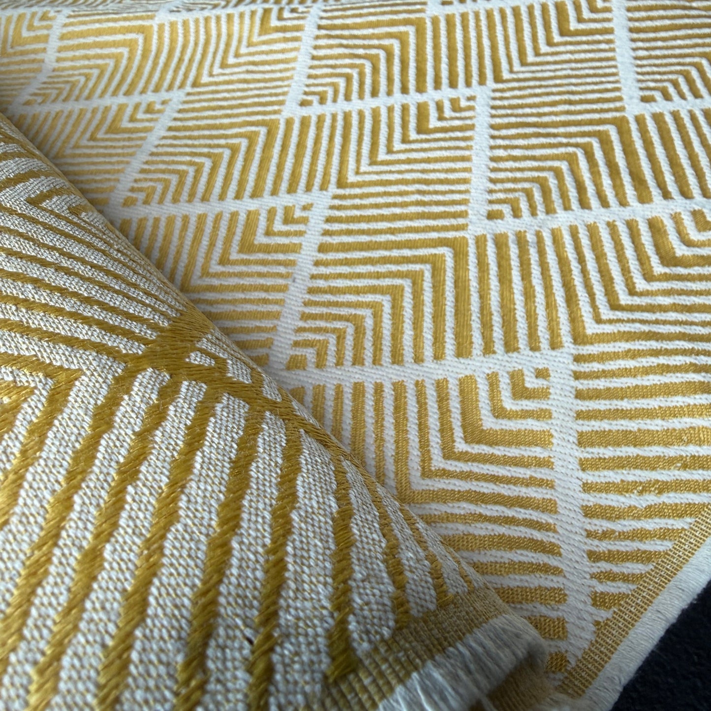 The Nordic Chevron Collection - Jacquard Tapestry - Cornflower - Simplifi Fabric