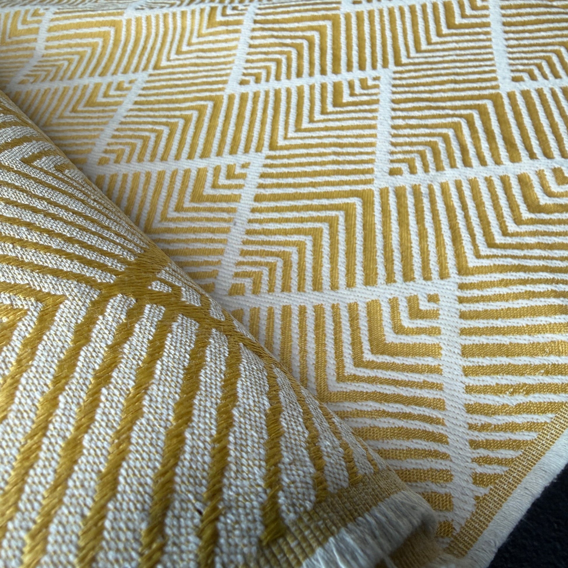 The Nordic Chevron Collection - Jacquard Tapestry - Cornflower - Simplifi Fabric