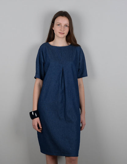 The Pleat Detail Dress and Top - PDF Pattern - The Makers Atelier - Simplifi Fabric