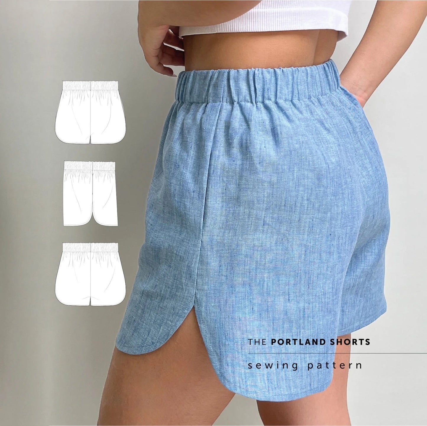 The Portland Shorts Paper Sewing Pattern - Maven Sewing Patterns - Simplifi Fabric