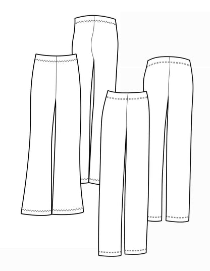 The Pull - On Trouser - PDF Pattern - The Makers Atelier - Simplifi Fabric