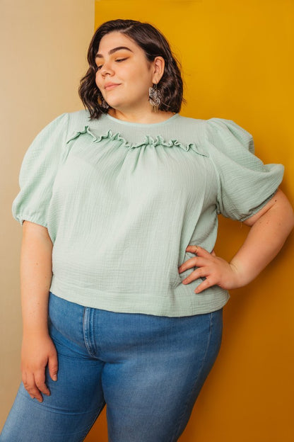 The Sagebrush Top Pattern - Friday Pattern Company - Simplifi Fabric