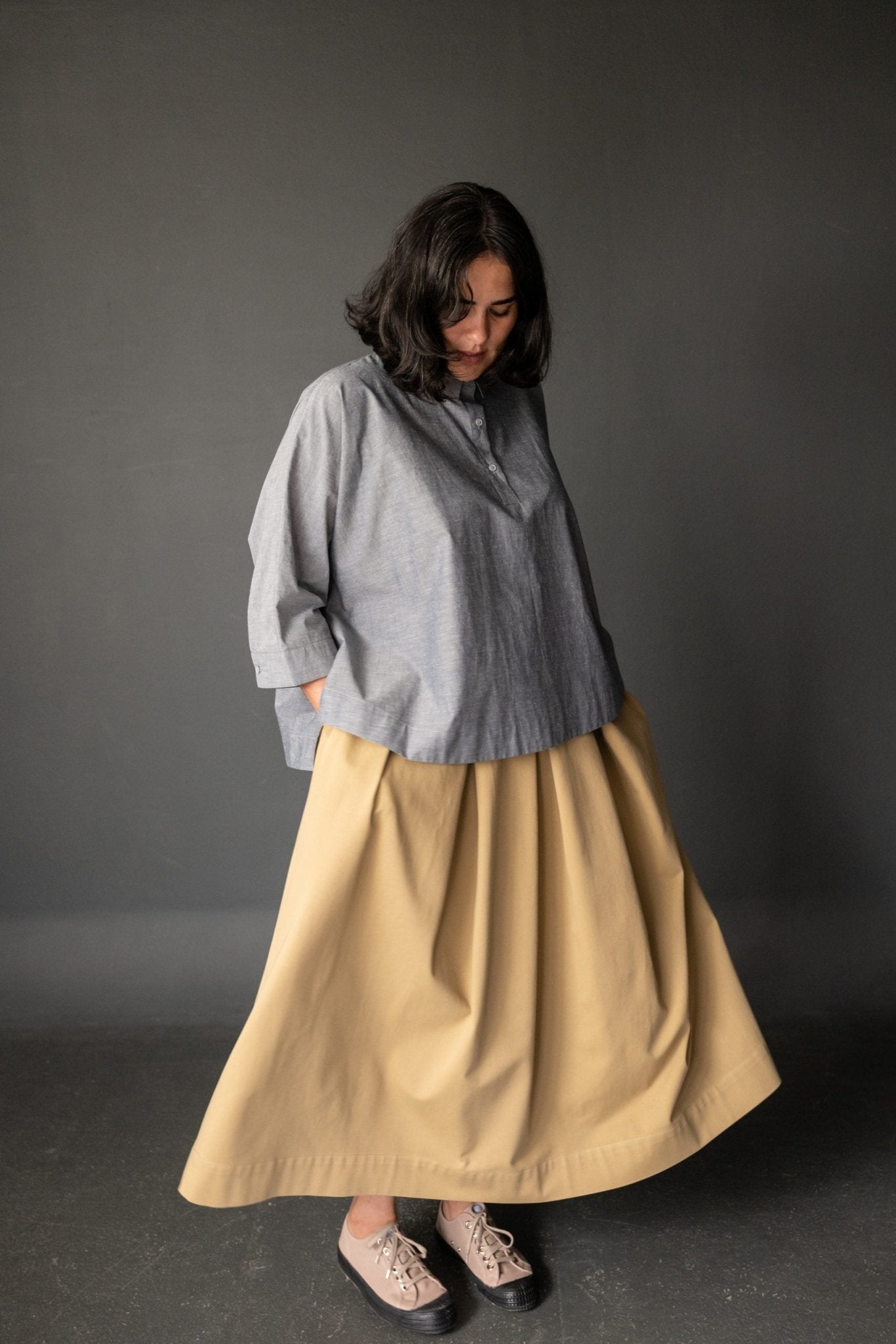 The Shepherd (Pleated A - Line Skirt) Womens Pattern - Merchant & Mills - Simplifi Fabric