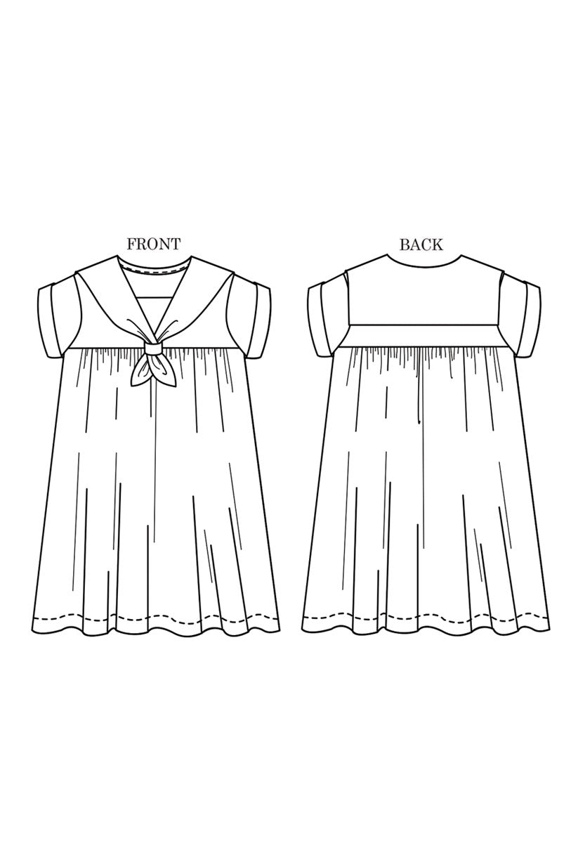 The Skipper Dress (Kids / 3 - 8 yrs) Pattern - Merchant & Mills - Simplifi Fabric