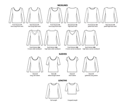 The Skyline Tee Sewing Pattern - Sew House Seven - Simplifi Fabric