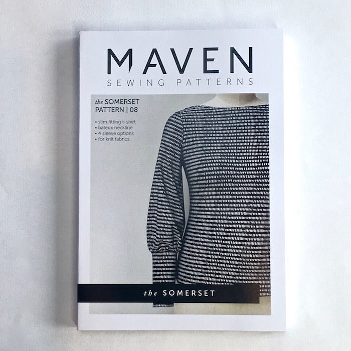 The Somerset T-Shirt Paper Sewing Pattern - Maven Sewing Patterns - Simplifi Fabric