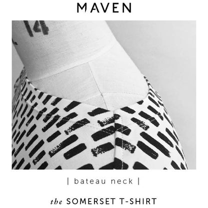 The Somerset T-Shirt Paper Sewing Pattern - Maven Sewing Patterns - Simplifi Fabric