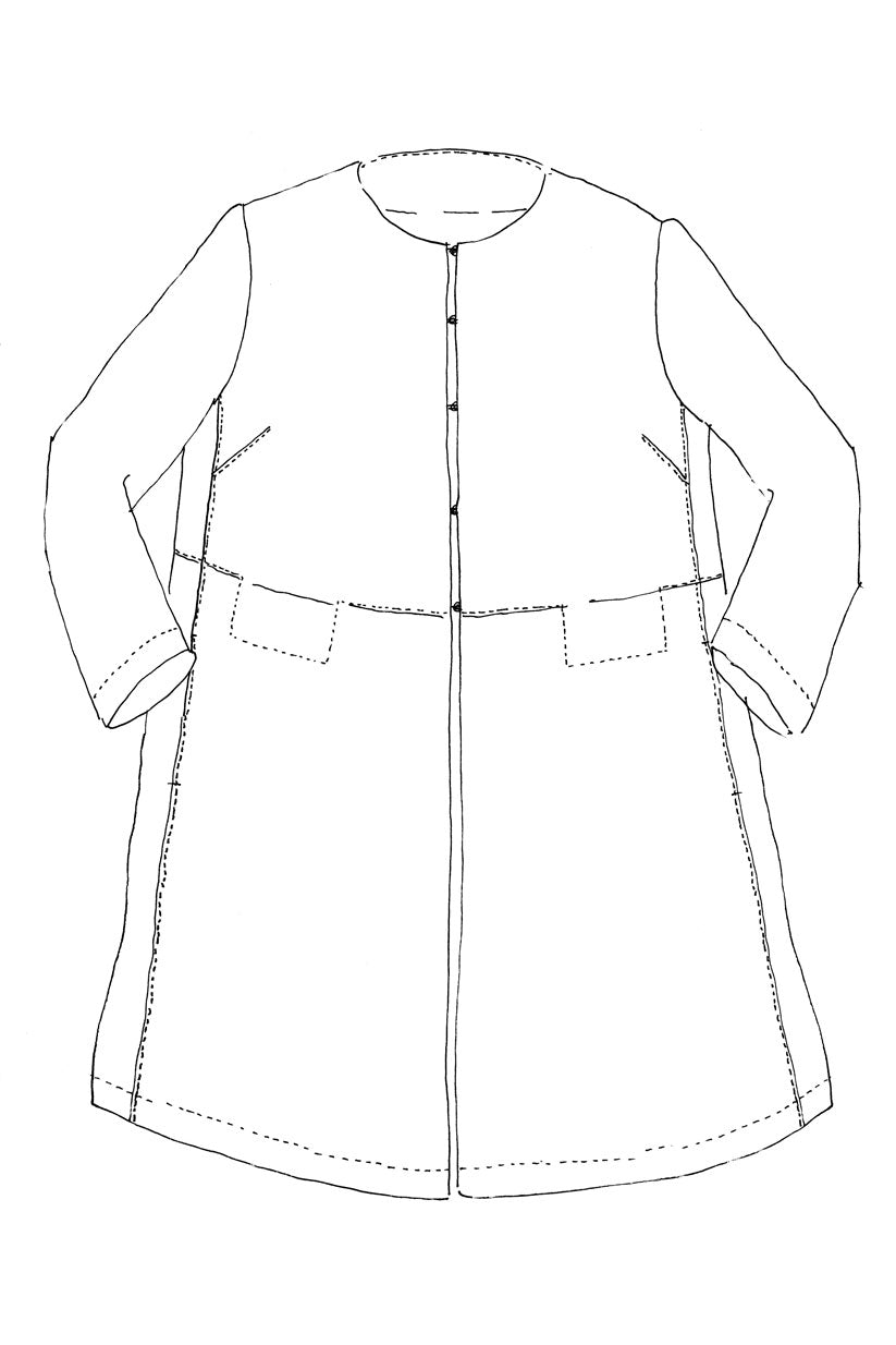 The Strand Coat Womens PDF Pattern - Merchant & Mills - Simplifi Fabric