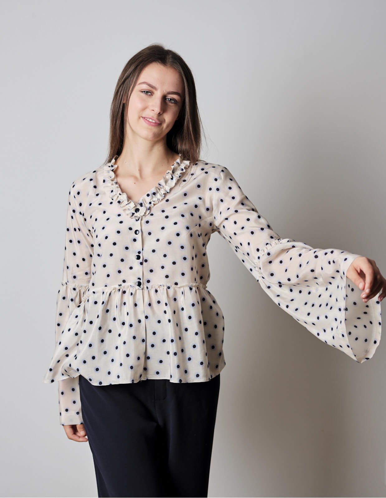 The Tiered Blouse - PDF Pattern - The Makers Atelier - Simplifi Fabric