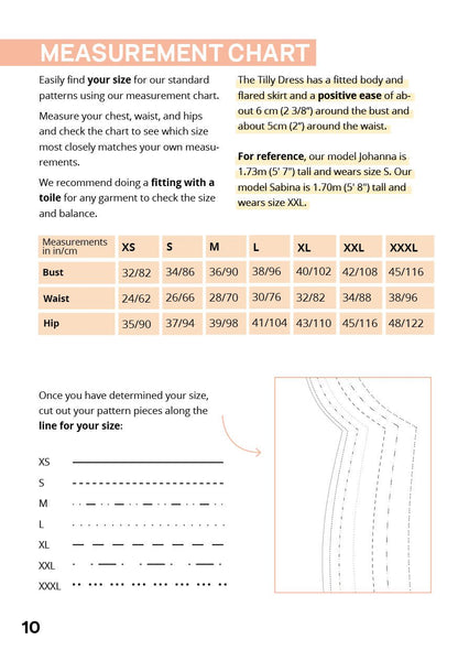 The Tilly Jersey Midi Dress - Paper Sewing Pattern - Juliana Martejevs - Simplifi Fabric