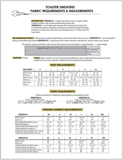 The Toaster Sweaters Sewing Pattern - Sew House Seven - Simplifi Fabric