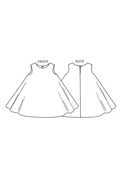 The Trapezette Dress (Kids / 3 - 8 yrs) Pattern - Merchant & Mills - Simplifi Fabric