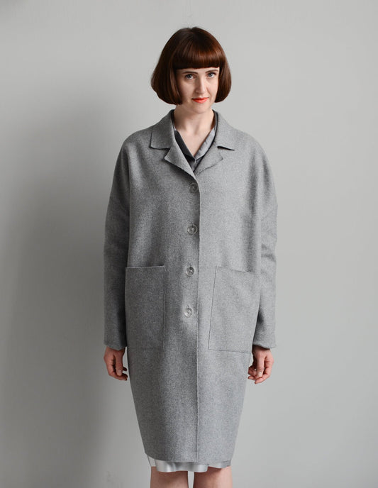 The Unlined Raw Edge Coat - PDF Pattern - The Makers Atelier - Simplifi Fabric