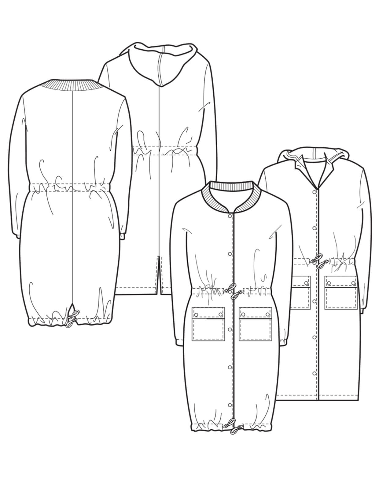 The Utility Coat - PDF Pattern - The Makers Atelier - Simplifi Fabric