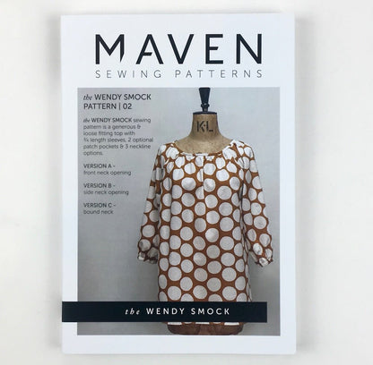 The Wendy Smock Paper Sewing Pattern - Maven Sewing Patterns - Simplifi Fabric