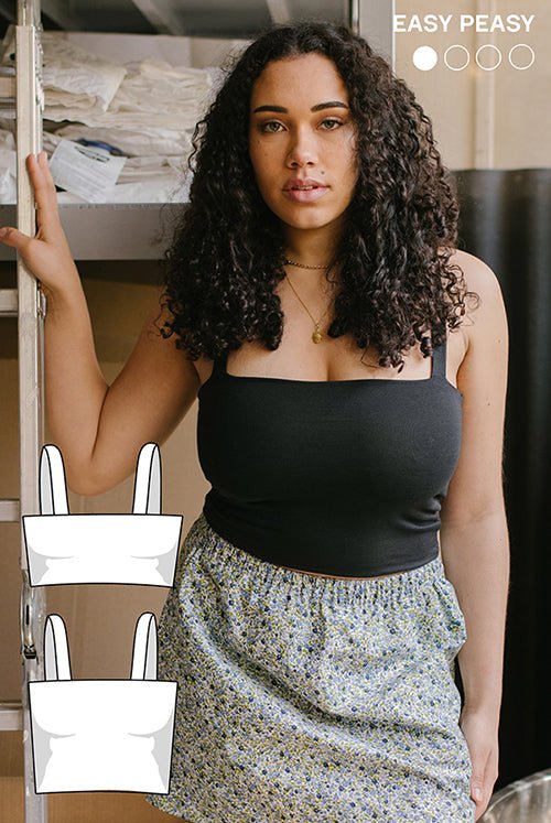 The Xenia Top - Paper Sewing Pattern - Juliana Martejevs - Simplifi Fabric