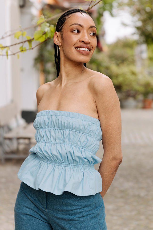 The Zola Tube Top - Paper Sewing Pattern - Juliana Martejevs - Simplifi Fabric