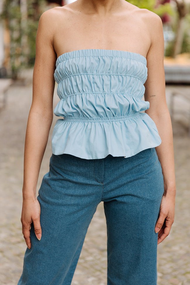 The Zola Tube Top - Paper Sewing Pattern - Juliana Martejevs - Simplifi Fabric