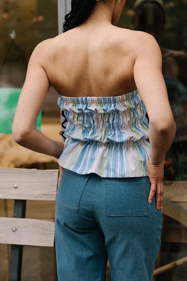 The Zola Tube Top - Paper Sewing Pattern - Juliana Martejevs - Simplifi Fabric