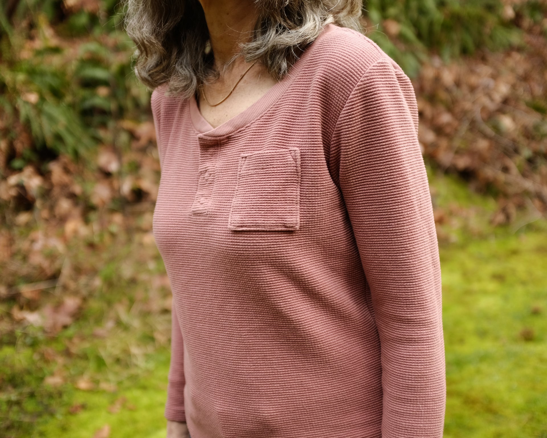 Timberland Henley and Tee Womens PDF Sewing Pattern - Thread Theory - Simplifi Fabric