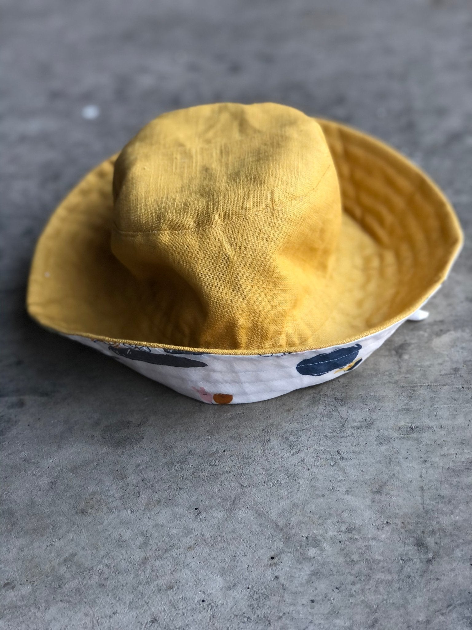 Timo Reversible Bucket Hat (6mo - 12yrs) PDF Sewing Pattern - Atelier Mimito - Simplifi Fabric