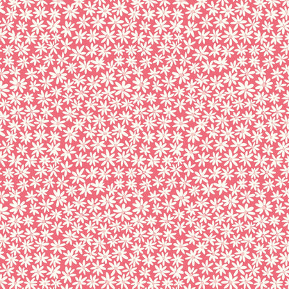 Tiny Daisies - Dark Pink - Bohemian Paradise - Maria Galybina - Cloud 9 Fabrics - Poplin - Simplifi Fabric