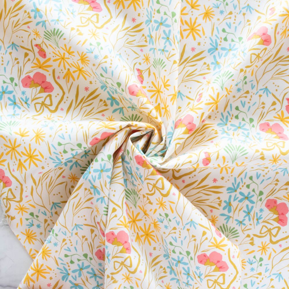 Tossed Bouquet - Wild Fronds Market by Kate Capone - Birch Fabrics - Poplin - Simplifi Fabric