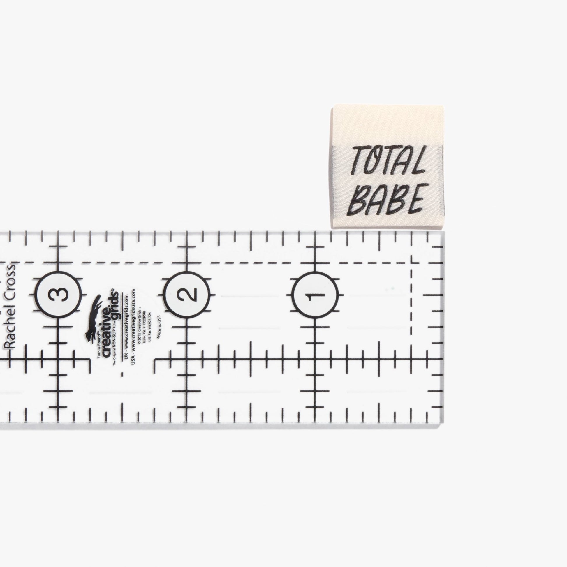 "TOTAL BABE" Woven Label Pack - Kylie And The Machine - Simplifi Fabric