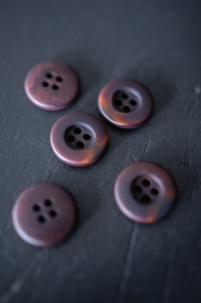 Townley Brown - Corozo Button - Merchant & Mills - 15mm, 18mm & 20mm - Simplifi Fabric