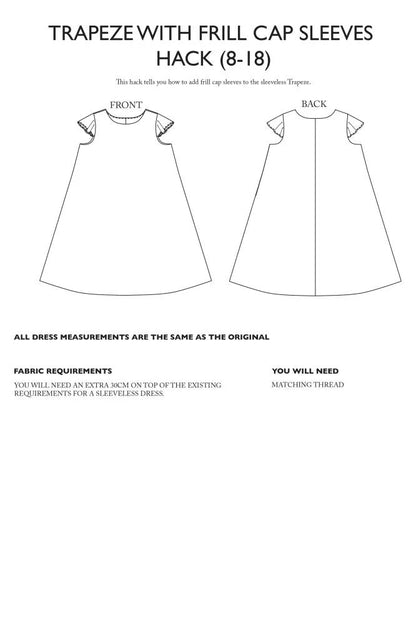 Trapeze Pattern Additions PDF Pattern - Merchant & Mills - Simplifi Fabric