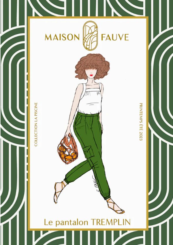 Tremplin Trousers Paper Sewing Pattern - Maison Fauve - Simplifi Fabric