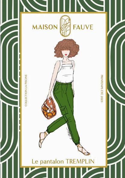 Tremplin Trousers Paper Sewing Pattern - Maison Fauve - Simplifi Fabric