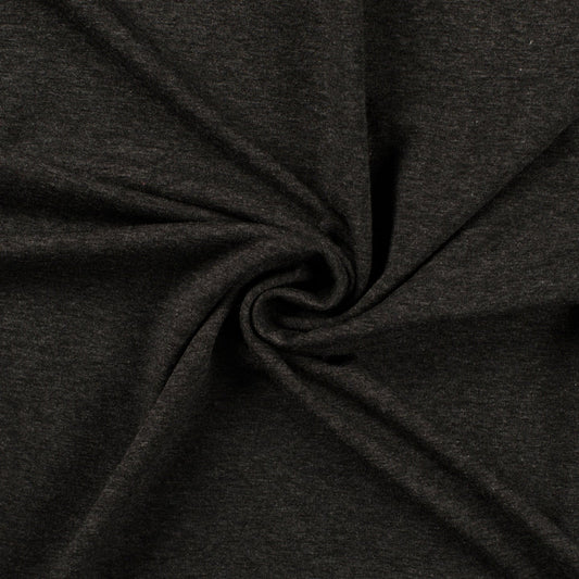 Tricot De Luxe - European Import - Oeko - Tex® - Dark Grey Melange - Simplifi Fabric