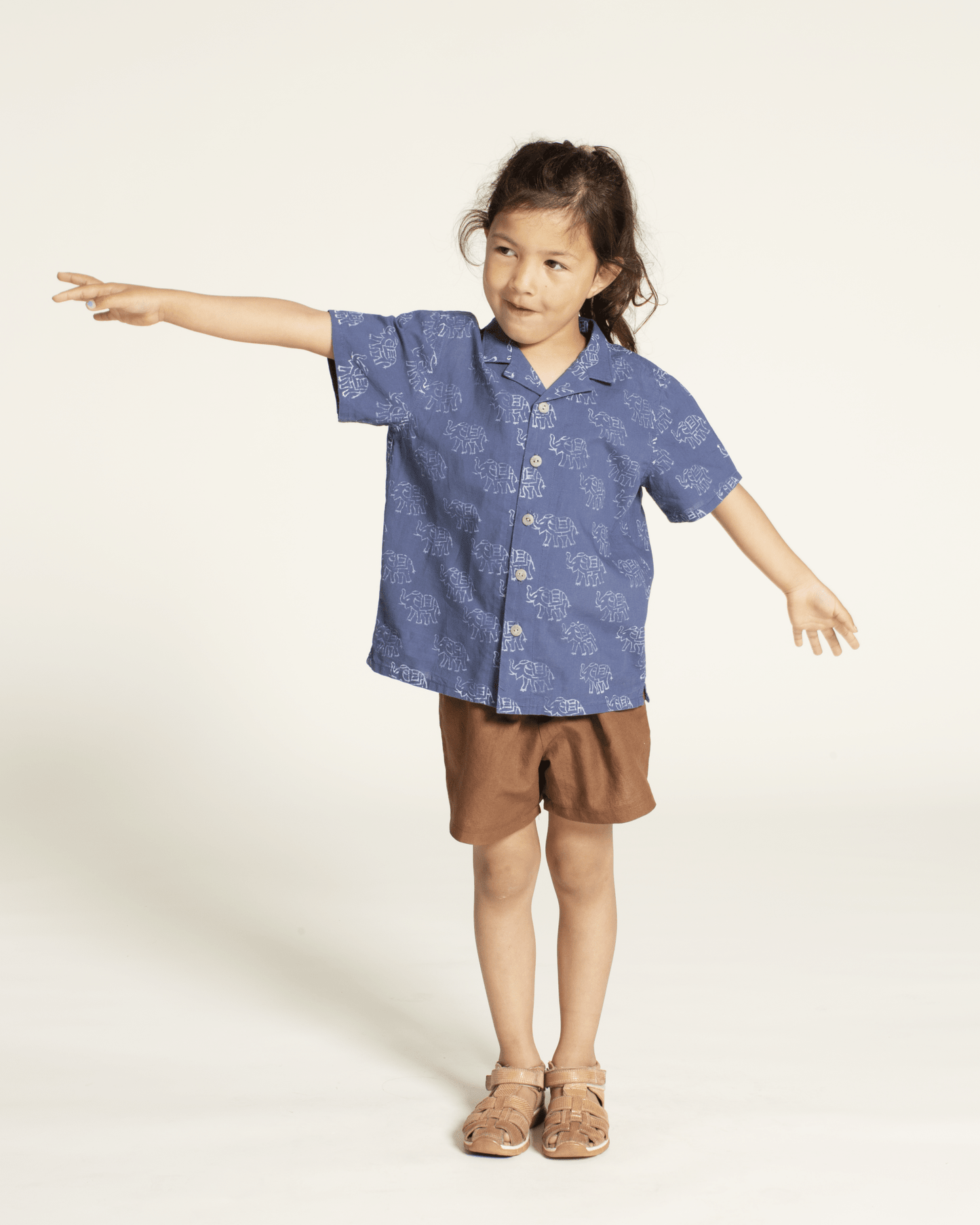 Tropical Shirt Kids' Paper Pattern - Wardrobe by Me - Simplifi Fabric