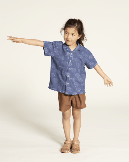 Tropical Shirt Kids' Paper Pattern - Wardrobe by Me - Simplifi Fabric