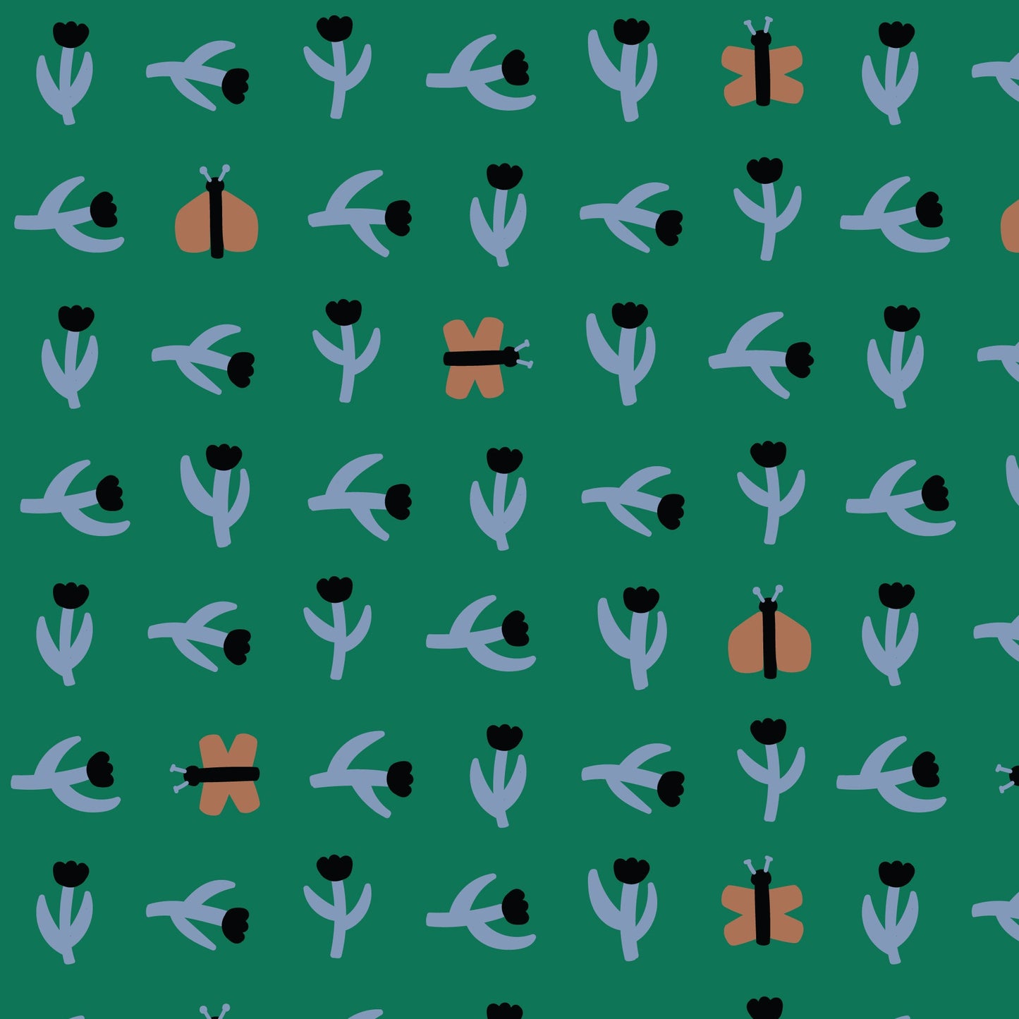 Tulip Flutter - Sun Seed Moon - Leah Duncan - Cloud 9 Fabrics - Batiste - Simplifi Fabric