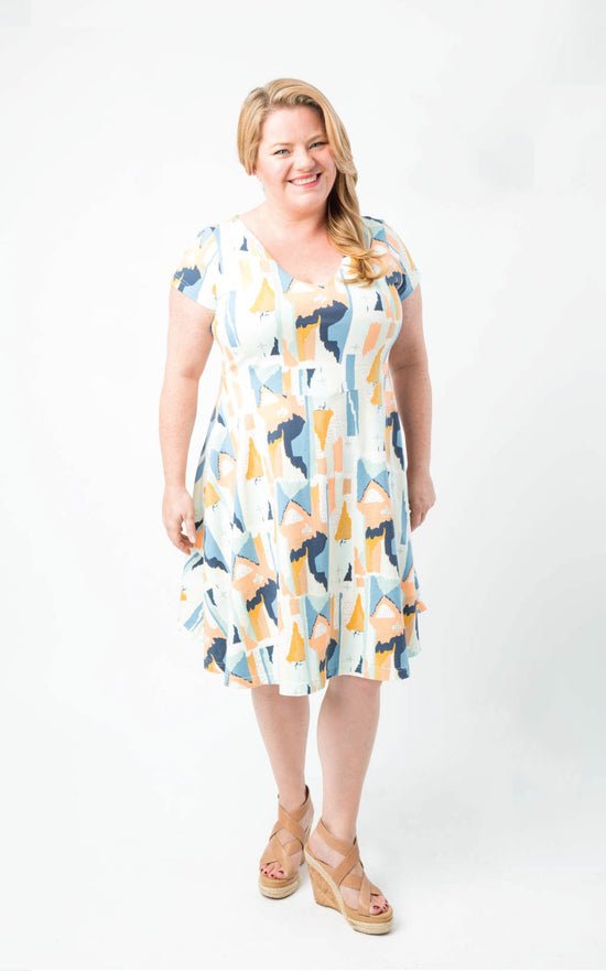 Turner Dress Paper Pattern - Cashmerette - Simplifi Fabric