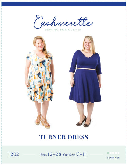 Turner Dress Paper Pattern - Cashmerette - Simplifi Fabric